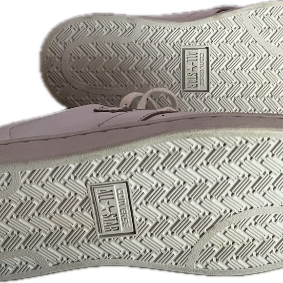 Converse Pro Leather Metallic Low Top Sneakers White and Gold Size 8 - Picture 7 of 7